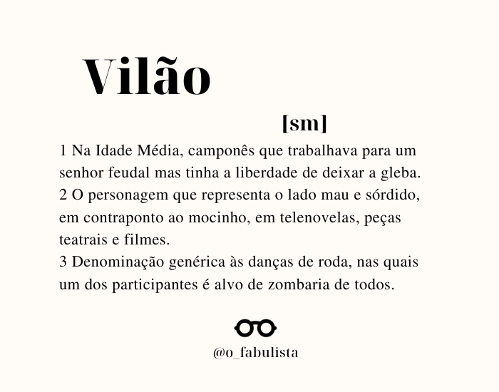 vilão definição